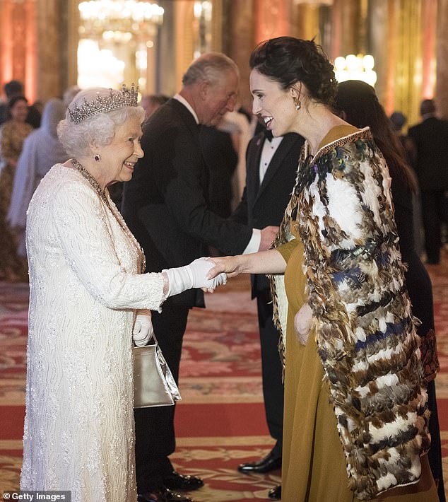 During her meeting with Queen Elizabeth II, the politician, 44, asked for advice on how to raise children in the public eye
