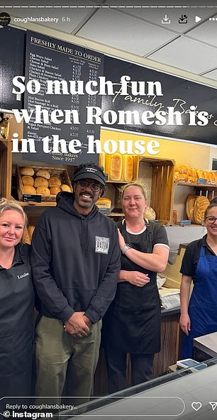In May delighted fans with his hands-on approach to running the business