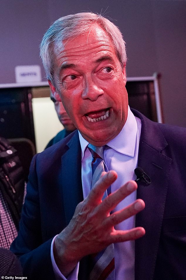 Mr Farage is so keen to appeal to Labour defectors that he is becoming quite Left-wing in his late middle age