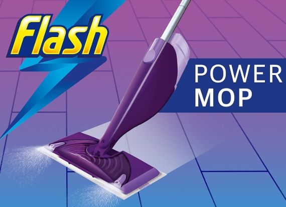 Flash Power Mop in use.