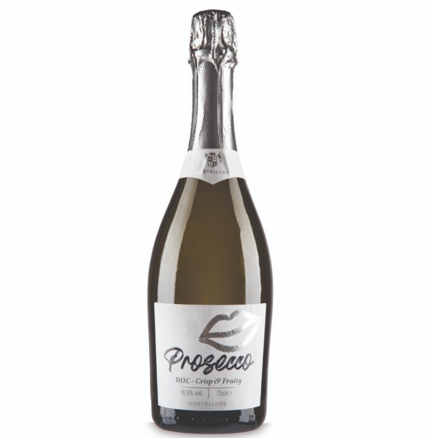 Bottle of Costellore Prosecco.