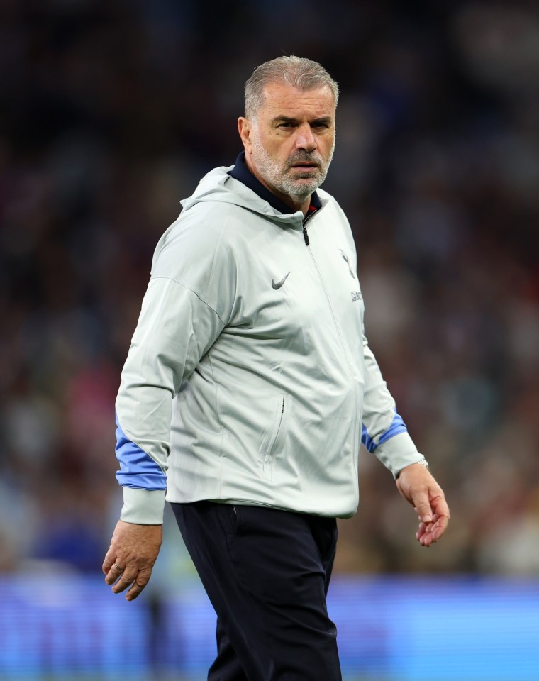 Ange Postecoglou, manager of Tottenham Hotspur.