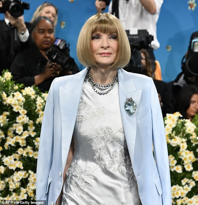 Vogue editor-in-chief Anna Wintour's awkward word salad response to a question on allyship left Met Gala fans 'dizzy' in a new video Monday