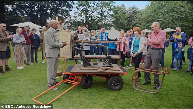 A couple on Antiques Roadshow were floored when they learnt the life-changing value of motorcycle memorabilia
