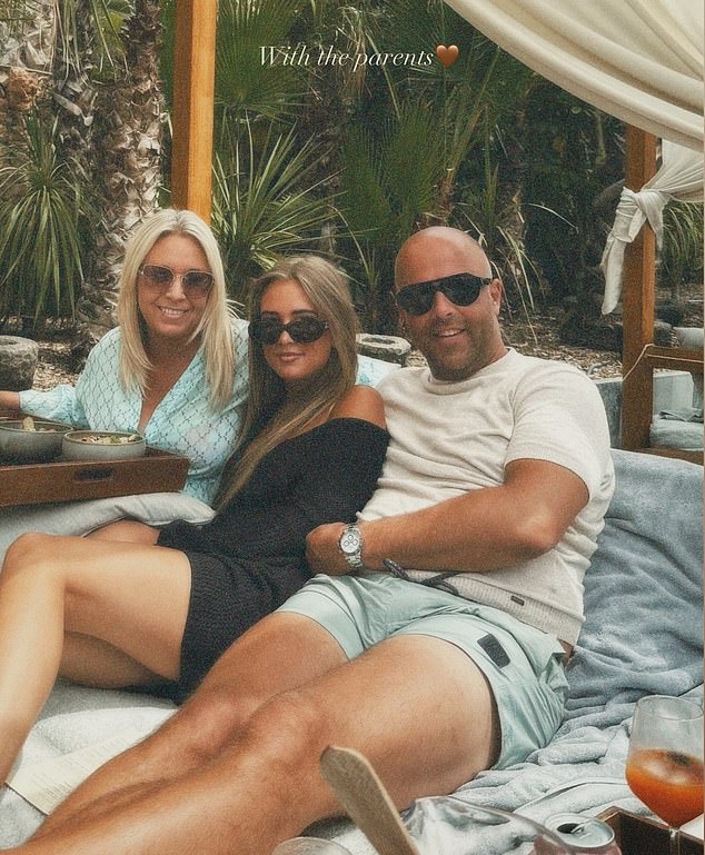 Mirjam, daughter Isa (centre) and son Josep are back in the Netherlands, while Slot lives alone