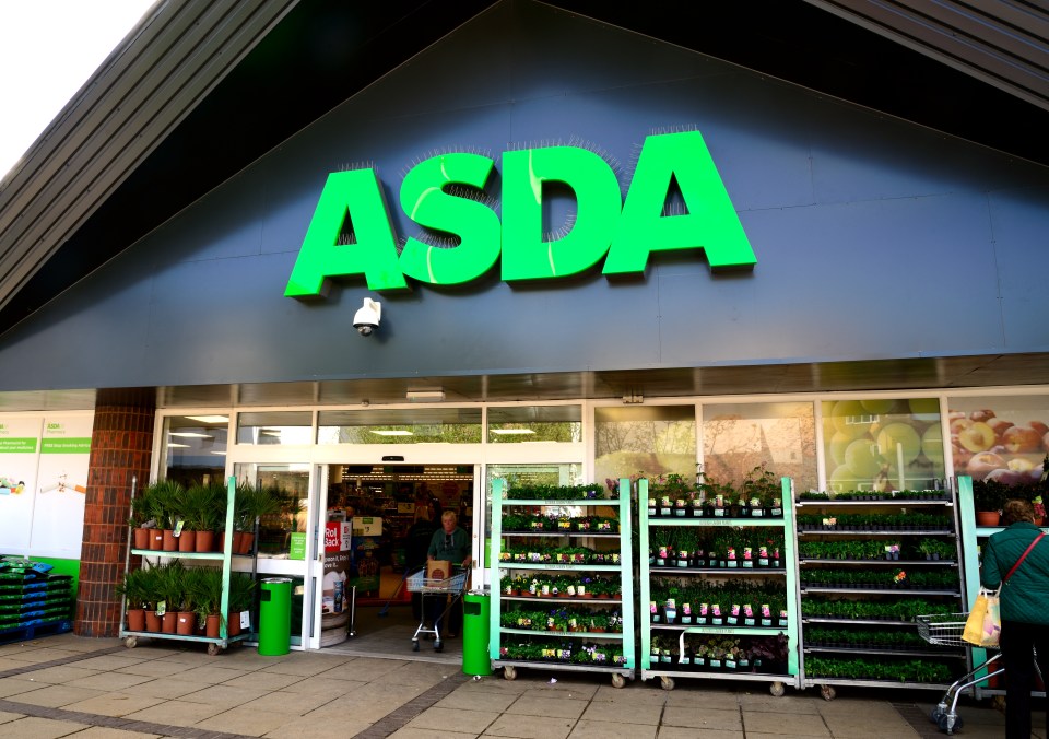 Asda supermarket exterior with large green logo.