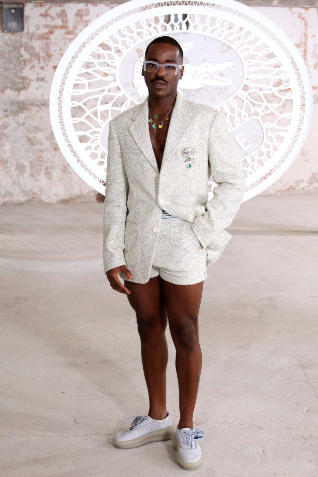 Ncuti Gatwa at the Lacoste Paris Fashion Show.