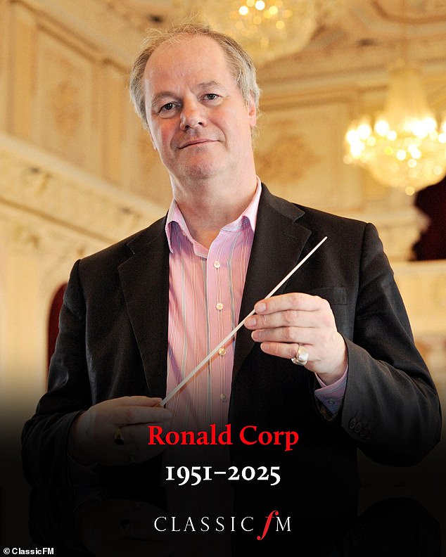 BBC music star, Ronald Corp, who entertained millions has died aged 74