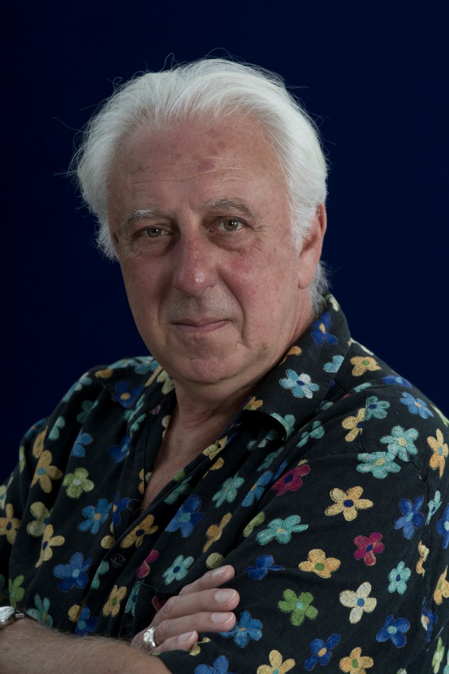 Portrait of Barry Fantoni, British crime noir writer.