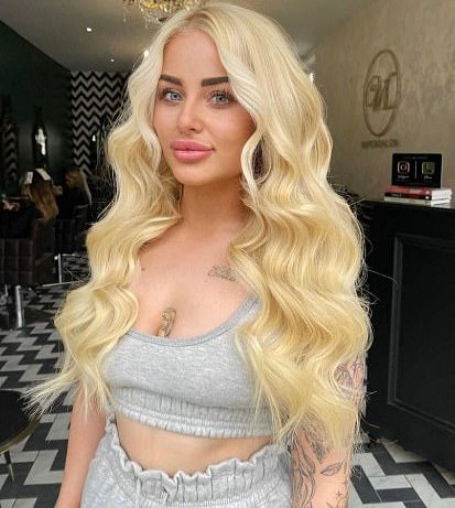 Sharon Quinn, (pictured) 28, was denied entry to the Banff club in Southport after arriving drunk and throwing a drink over a man in the queue
