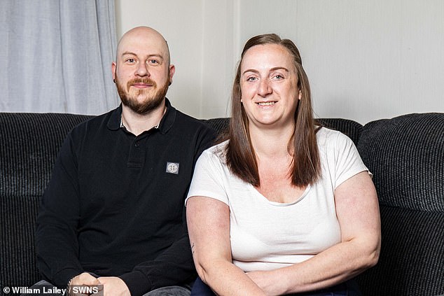Johnnie Norman, 35, took his wife Rachel, 36, out for her birthday in Blackpool, Lancashire, and secretly asked hotel staff to put 30 assorted bags of crisps on the bed while they were out to surprise his crisp-loving wife - but the result was not what they had in mind
