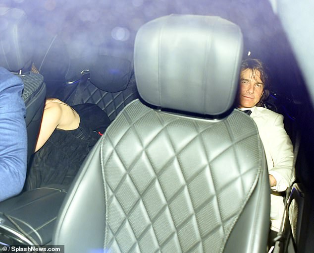 Tom Cruise, 62, was spotted leaving in a car with actress Ana de Armas, 37, after David Beckham's birthday at Notting Hill's Core restaurant on Saturday night