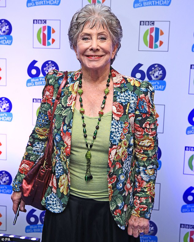 Valerie Singleton, 88, joined the longest-running children's TV show back in 1962 and serving as a presenter for 10 memorable years, until her exit in 1972 (pictured in 2018)
