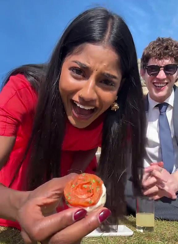 Shini Muthukrishnan (left), 22, and Joel Mawhinney (right), 25, are said to have fallen for each other almost immediately after she joined the show in January last year and now are ‘practically living together’