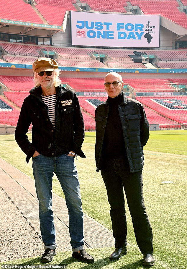 Bob Geldof and Midge Ure were back on familiar ground as they reunited to celebrate the forthcoming 40th anniversary of Live Aid