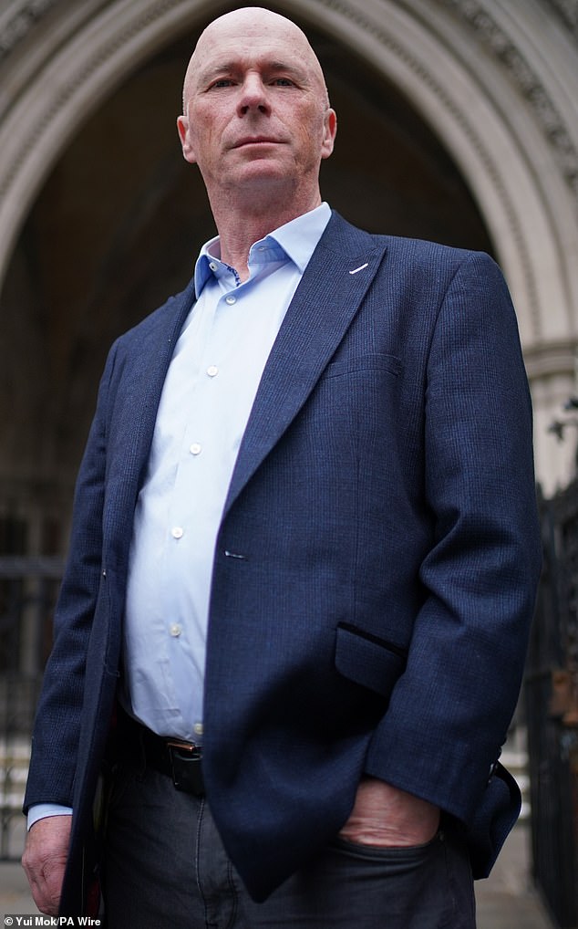 After yesterday's ruling, Mr Connolly, pictured, said: 'My wife Lucy is a good person and not a racist'