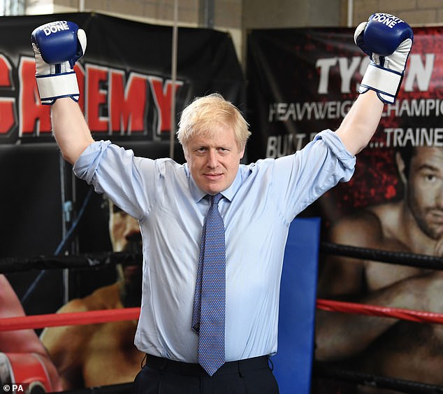Since leaving Downing Street in 2022, Mr Johnson - pictured during the 2019 general election campaign - has continued to make interventions on issues such as Ukraine and Brexit