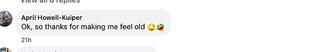 Mostly, the comments were shocked in believing their own age