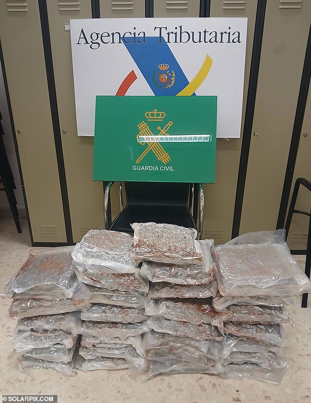 A British couple who claimed to be tourists coming from Thailand have been arrested at a Spanish airport with more than 33 kilograms of cannabis in their suitcases