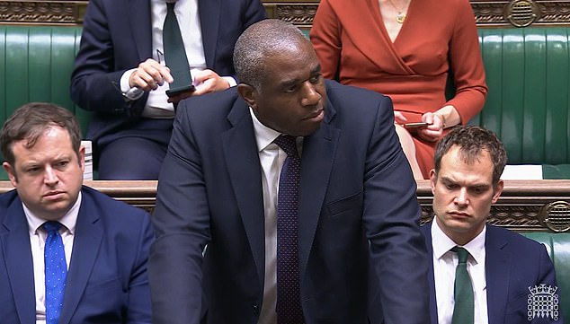 Mr Lammy told the Commons: “Civilians in Gaza facing starvation, homelessness, trauma, desperate for this war to end.'