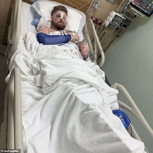 Liam Gibson, from Hartlepool, was visiting the idyllic Na Muang Waterfall 2 when he slipped and tumbled onto a rock ledge metres below