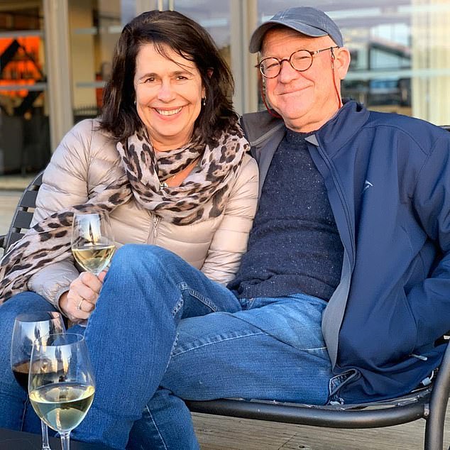 A British woman stabbed to death in France planned to divorce her husband after starting a new relationship, a friend has claimed. Mother of four Karen Carter, 65, was happy after meeting businessman Jean-Francois Guerrier but kept quiet about it, said the fellow expat. Pictured: Pictured: Ms Carter with her husband Alan