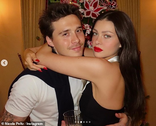 Brooklyn Beckham and wife Nicola Peltz were nowhere to be seen at father David's 50th birthday party, held in London on Saturday