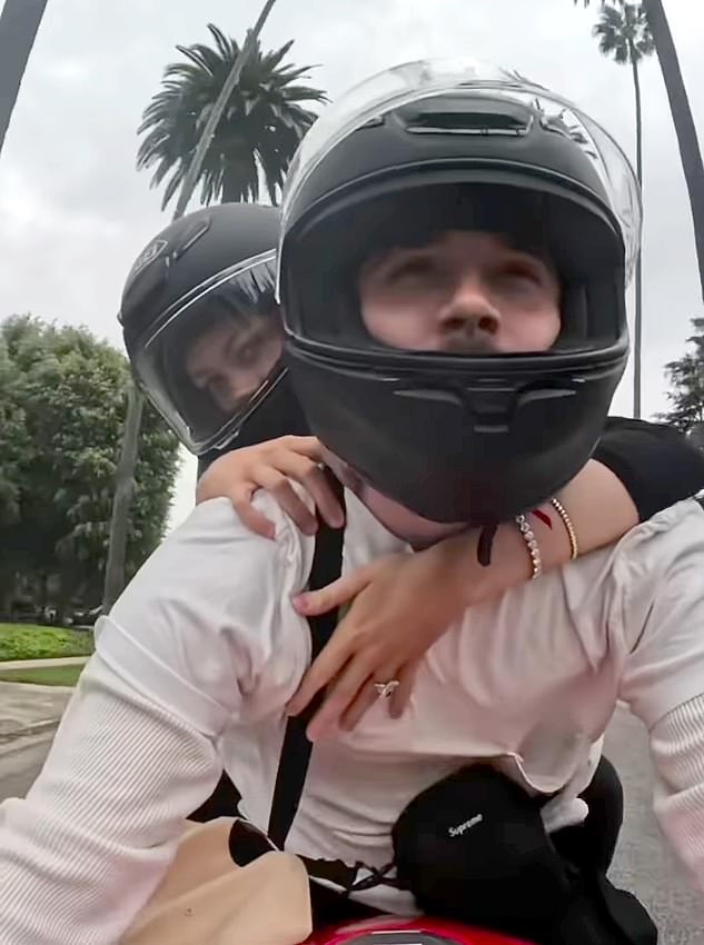 Brooklyn wrote alongside a clip of him and Nicola speeding around Beverly Hills: ¿My whole world x I will love you forever x I always choose you baby'