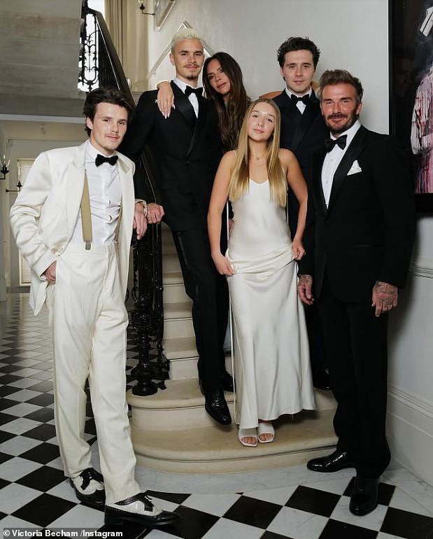 The feud had been kept secret by the Beckhams for months and in what was his last interview before the bitter family rift surfaced, Brooklyn shared advice he gave Harper about growing up