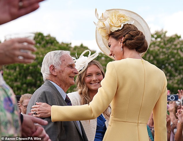 In addition to meeting the Hatton family, Kate was also reunited with Holocaust survivor Steven Frank