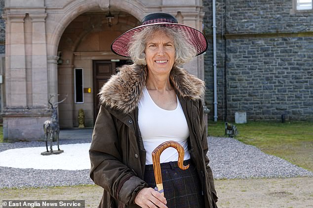 Lady Samantha Kane who has changed gender three times, pictured at Carbisdale Castle