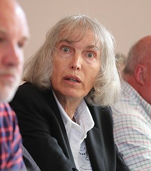 A disbelieving Ms Kane at Thursday's meeting