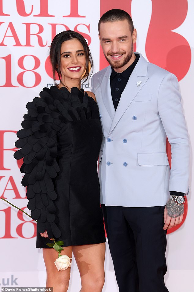 Liam Payne pictured with his ex Cheryl Tweedy, the mother of his eight-year-old son Bear, in Paris in 2018