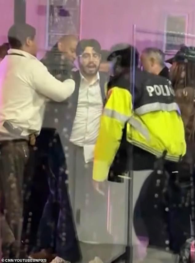 Elias Rodriguez, 31, shouted 'Free Palestine' during his arrest after he allegedly shot two staff members from the Israeli embassy outside a Jewish museum in Washington DC on Wednesday night