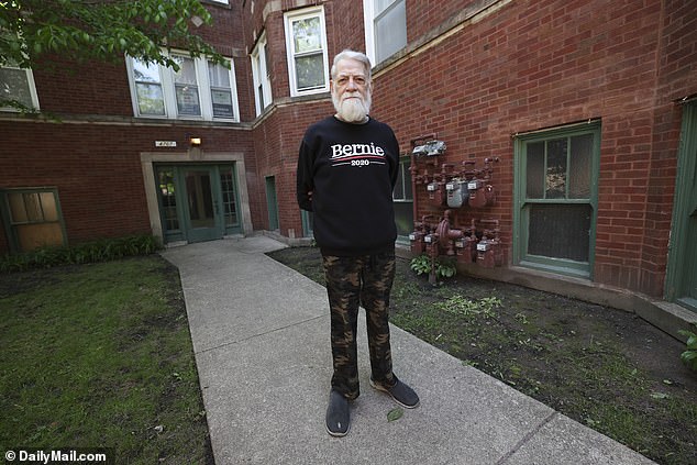 The gunman's Chicago neighbor John Fry, 71, said Rodriguez lived at the apartment with a 'girlfriend' who he hasn't seen her for weeks