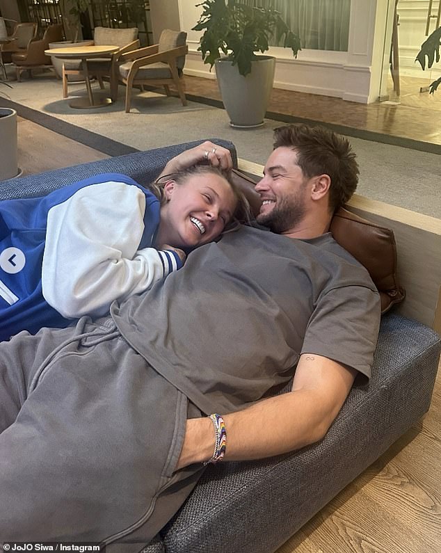 Chris Hughes declared he was in the 'happiest stage of his life' amid his romance with JoJo Siwa as his beloved Sunderland were promoted back to the Premier League