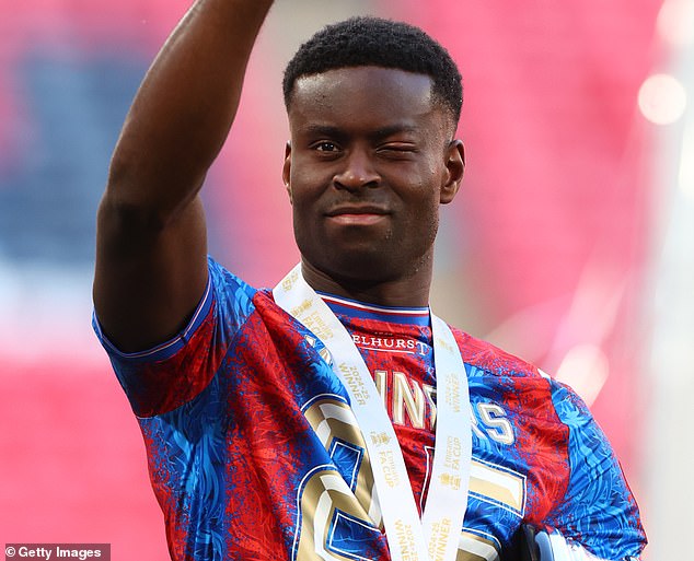 Crystal Palace stars Marc Guehi and Adam Wharton missed their side's FA Cup celebrations