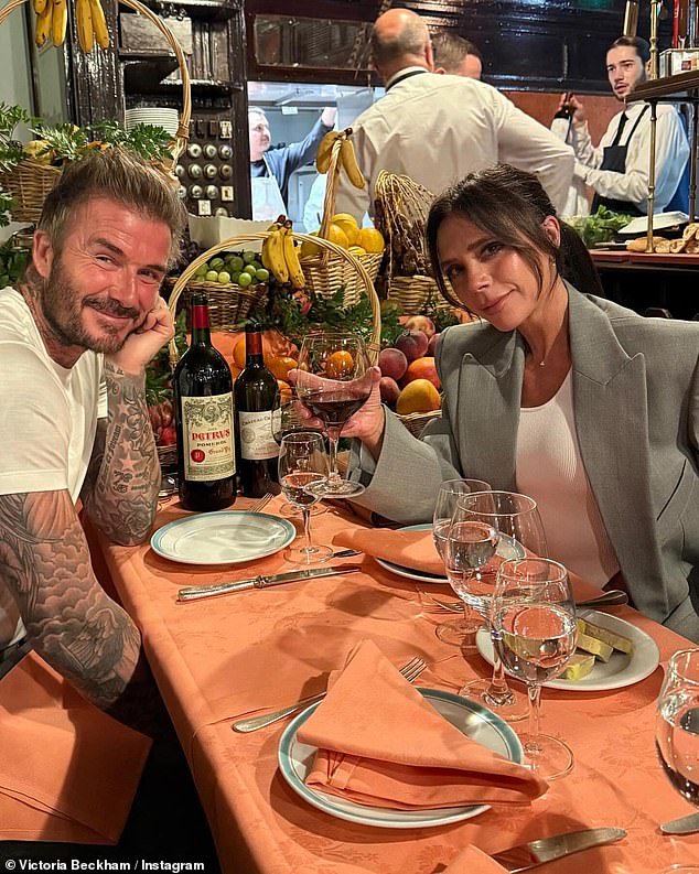 Victoria Beckham made sure her husband was surrounded by his favourite things during his lavish birthday celebrations this week - including his top tipple
