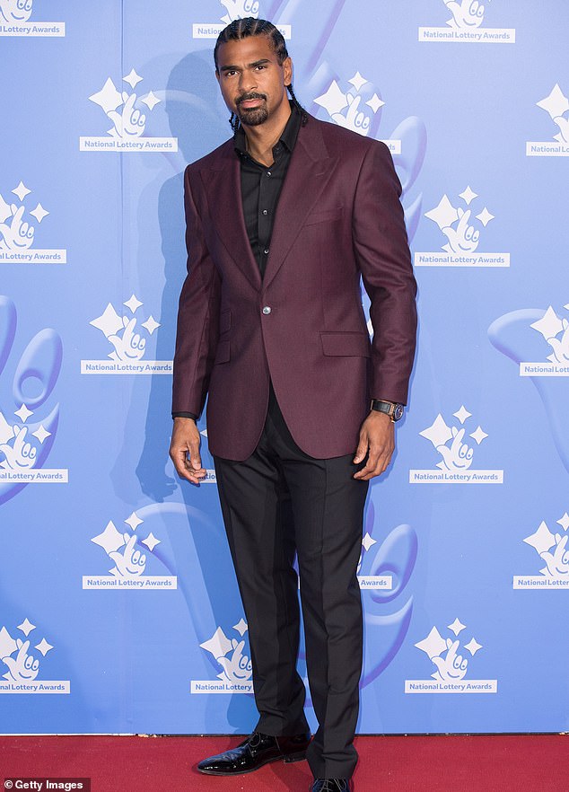Boxing legend David Haye has revealed his bold new career move - swapping the ring for the big screen, seven years after retiring from the sport (pictured 2018)