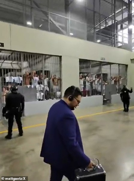 The prison has recently become home to hundreds of alleged Tren de Aragua members who had been residing in the US