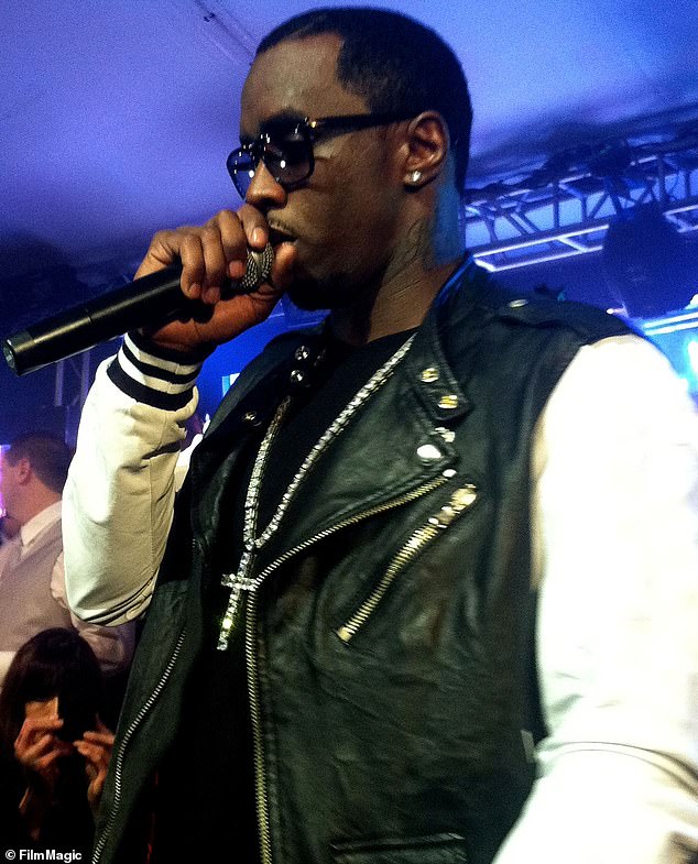 Shock photos have emerged of Sean 'Diddy' Combs partying at the Playboy Mansion, just hours before he overdosed on painkillers on February 12, 2012