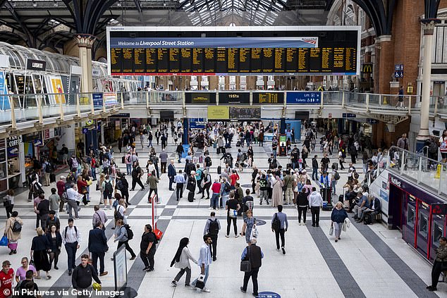 A Network Rail spokesperson said that Ms Landre's incident on May 18 was being investigated 'as a matter of urgency' (Pictured: Liverpool Street station)