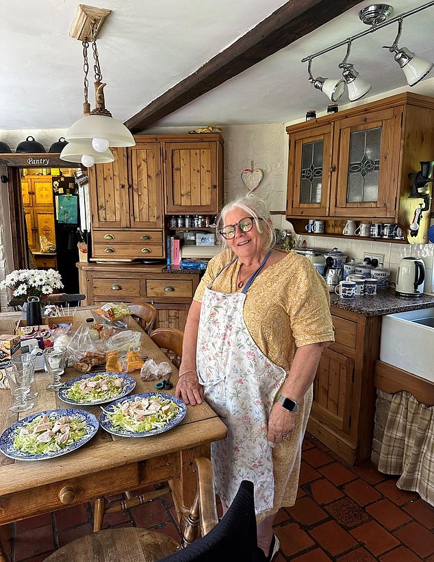 Great grandma Audrey Ormshaw (pictured), who has lived in the sleepy hamlet in Northamptonshire for 37 years, feels the odd home is 'over priced'
