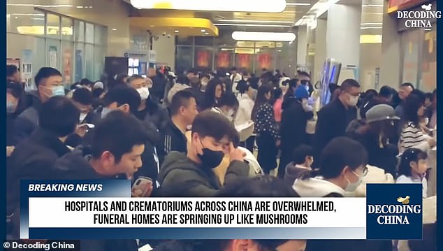 The above is an image of a crowded hospital in China that was posted in January 2025. It is related to an outbreak of a mysterious virus in the country, and not the current uptick in Covid cases being reported there