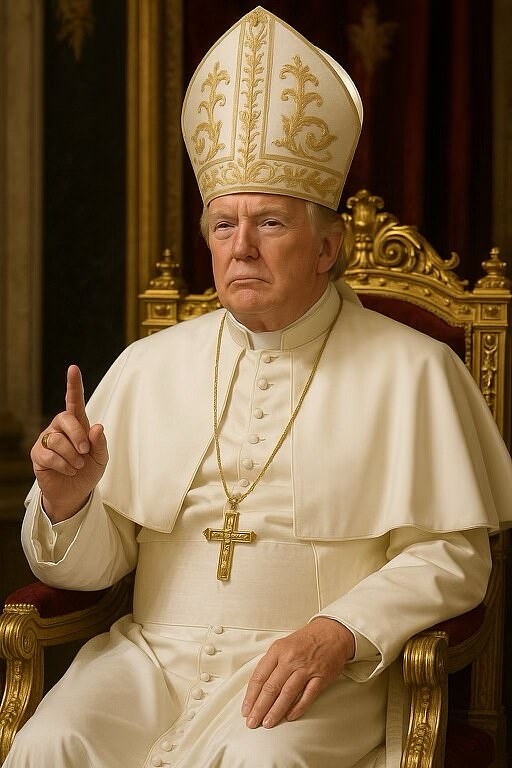 US President Donald Trump has posted an AI picture of himself as Pope only a week after the funeral of Pope Francis