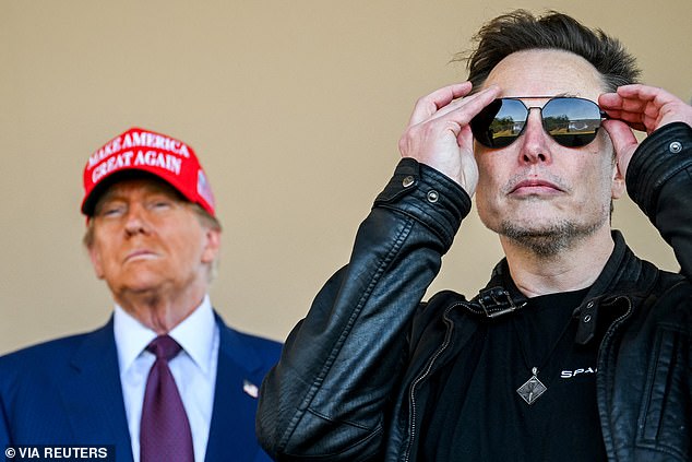 Top Trump adviser, Sout African-born Elon Musk , has previously said there was a 'genocide of white people' in South Africa and accused the government of passing 'racist ownership laws'