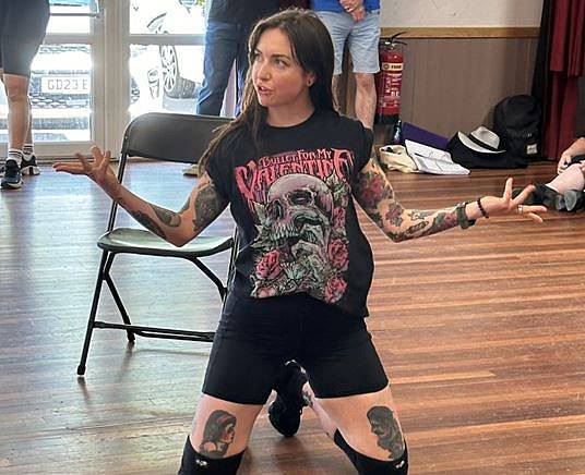This is drama teacher Megan Lanning who has been banned from the classroom for life for sending naked selfies to a pupil
