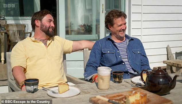 Escape To The Country in show first as host Alastair Appleton (pictured right) invites viewers inside his stunning electricity-free home worth an eye-watering £1m - with his partner making rare TV appearance