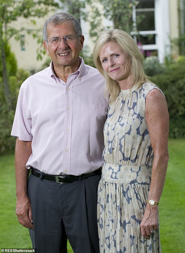 Gerald Ratner (left) and his wife Moira Gerald Ratner (right) in Berkshire in July 2013