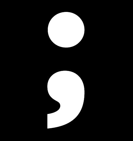 The age-old semicolon (above) is dying out as Britons admit to never or rarely using the punctuation mark, a study has found
